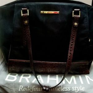 Large Brahmin Shoulder Bag dust bag included